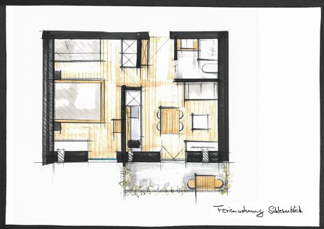 Floor plan Accommodation | haus urban Apartments | Apartment Schlernblick